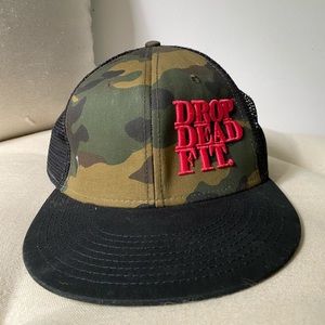 Drop Dead Fit Camo Flatbill